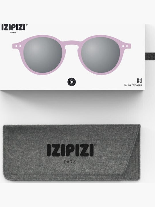 Izipizi #d Στρογγυλά Παιδικά Γυαλιά Ηλίου με Polarized Φακό Μωβ για 5-10 Ετών