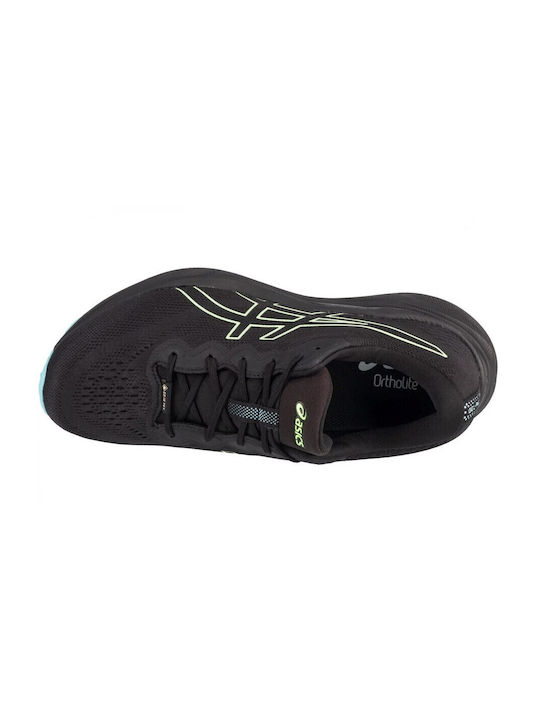 Gel-Pulse 15 GTX Ανδρικά Αθλητικά Παπούτσια Running Μαύρα Αδιάβροχα με Μεμβράνη Gore-Tex