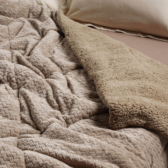 Das Home Bettbezug Übergröße 220x240cm 1367 Taupe