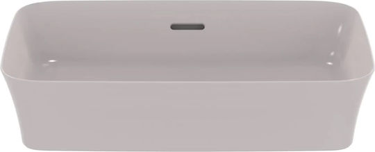 Ideal Standard Ipalyss Επικαθήμενος Νιπτήρας Πορσελάνης 55x38x14.5cm