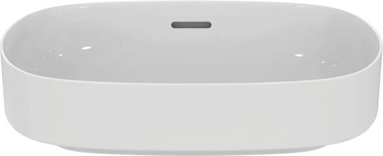 Ideal Standard Linda-x Aufgesetztes Waschbecken Porzellan 55x38x15.5cm White Glossy