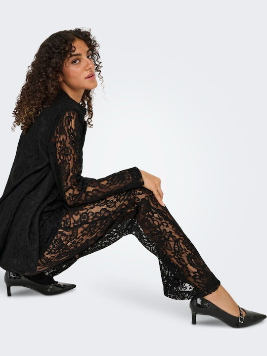Mw Dama Tesatura Pantaloni Black