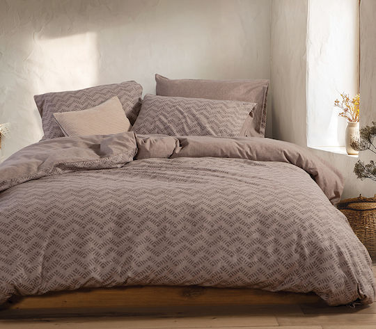 Nef-Nef Homeware Einzelbettwäsche-Set Einzelbett 160x230cm Mocca Nef-Nef Homeware Einzelbettwäsche-Set Einzelbett 160x230cm Mocca