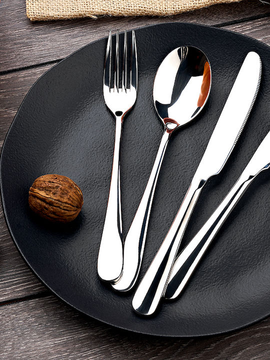 GGMgastro Set of Forks Fruit/Dessert Silver 6pcs