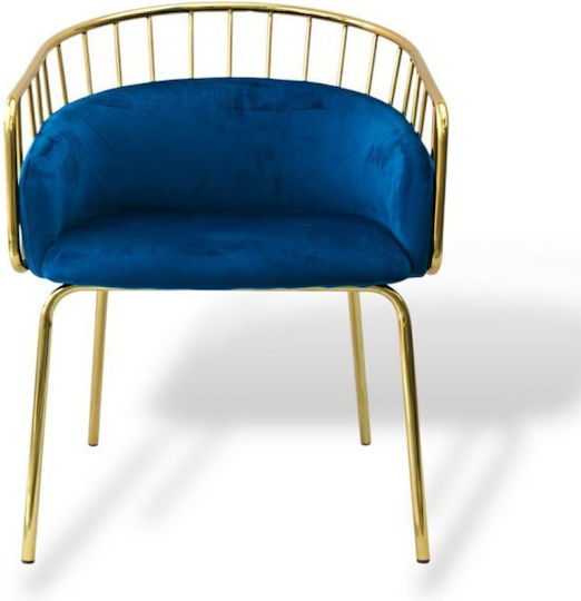 Stühle Speisesaal Blue 1Stück 50x62x83cm