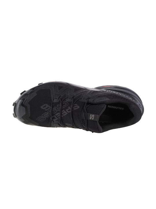 Speedcross 6 Wide Men's Trail Running Sport Shoes Black Waterproof With Gore-Tex Membrane