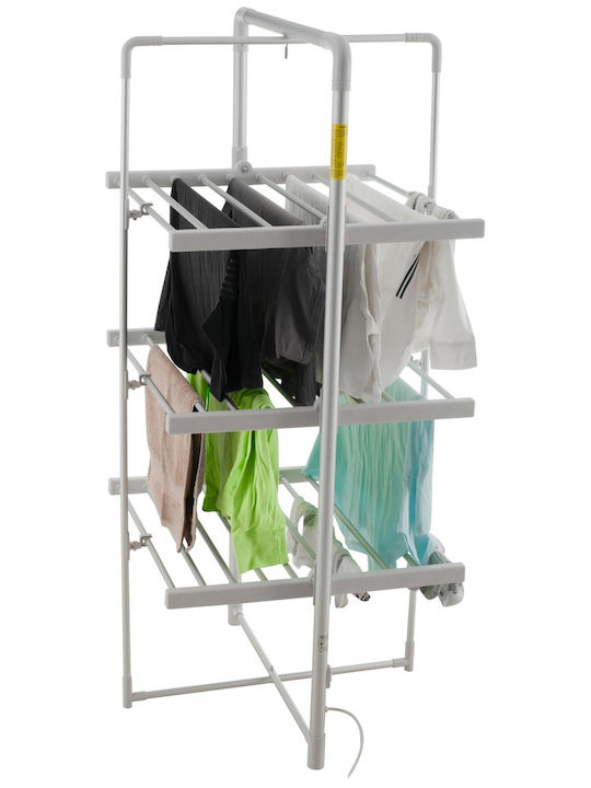 Adler Aluminum Folding Electric Floor Clothes Drying Rack 300W with Hanging Length 2m