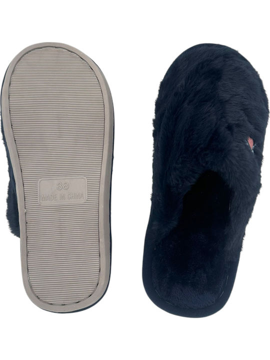 Winter Women's Slippers Black
