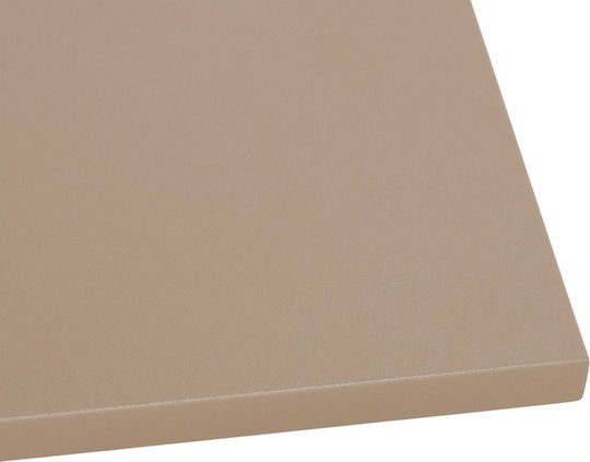HomeMarkt Bar Table Base with Adjustable Cappuccino Matte 46x46x107cm