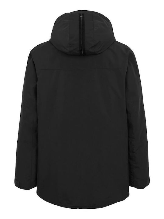 Winter Jacket Parka Waterproof and Windproof Marron, Black