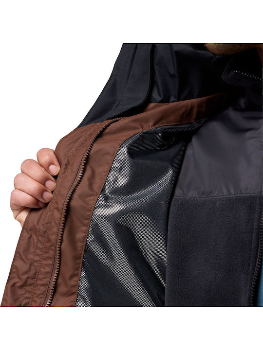 Bugaboo Iii Fleece 3 în 1 de Iarnă Jachetă Impermeabilă Maro