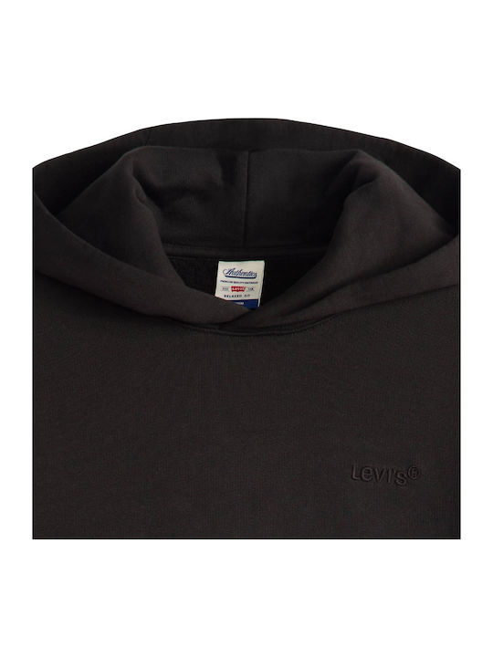 Authentic Φούτερ με Κουκούλα Black