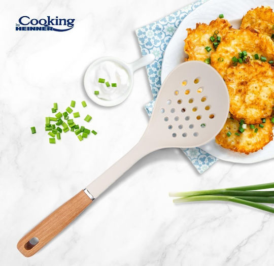 Heinner Shallow Slotted Colander Silicone Spoon 35cm