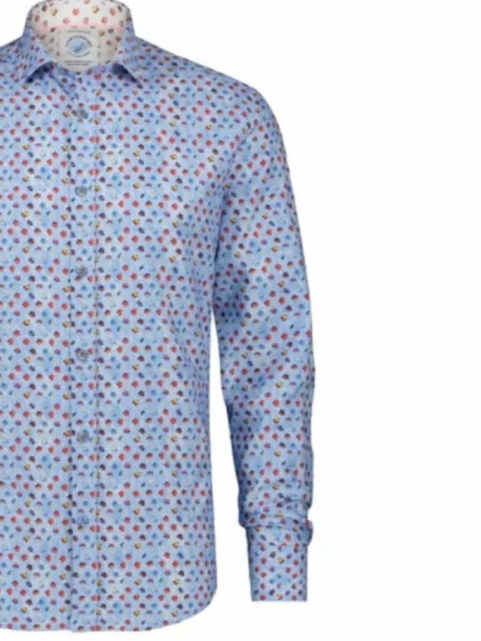A Fish Named Fred Shirt Light Blue