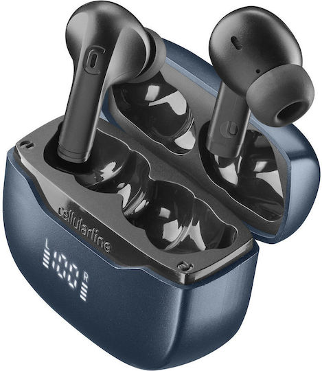 Cellular Line Key Pro ENC In-ear Bluetooth Handsfree Earphones with Charging Case Black