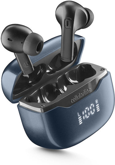 Cellular Line Key Pro ENC In-ear Bluetooth Handsfree Earphones with Charging Case Black