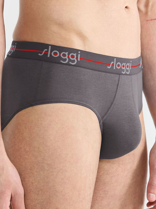 Start Midi Men's Slips Grey Combo 2Pack
