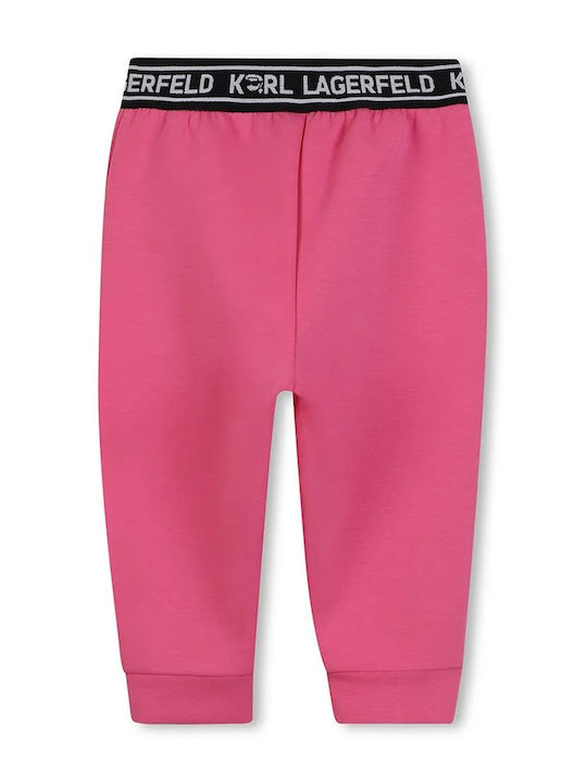 Kids Sweatpants Set Pink 3pcs