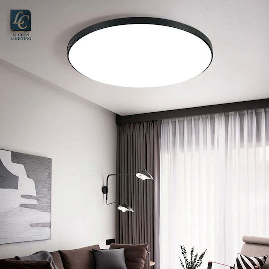 Alista Home Plafonieră de Tavan Neagră cu LED Integrat