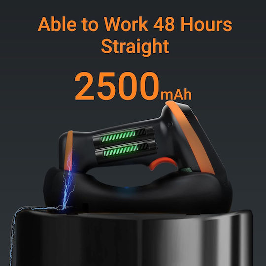 Handheld Scanner Wireless with 1D Barcode Reading Capability