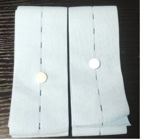 Set 2 Centuri Pentru Monitorizarea Ritmului Cardiac Fetal Flippy Material Elastic Moale 6 X 130 Cm Albastre