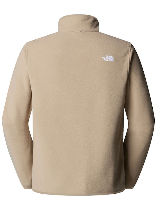 Herren Fleecejacke Beige