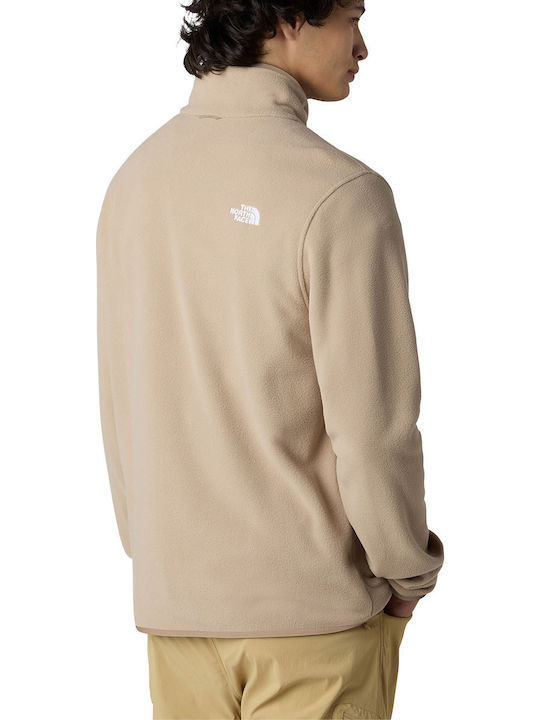 Herren Fleecejacke Beige