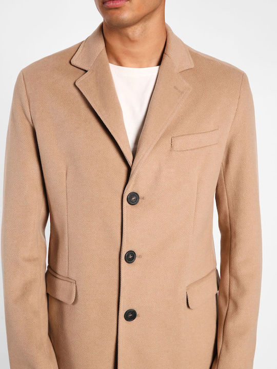 Мъжко палто Beige