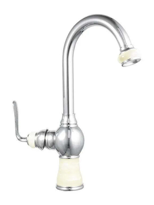 Alista Home Μπαταρία Κουζίνας Πάγκου Ασημί Alista Home Μπαταρία Κουζίνας Πάγκου Ασημί
