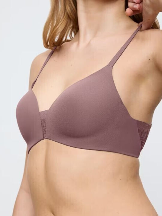 Flex Smart P Ex Bra with Light Padding without Underwire Brown Pink