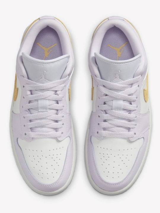 Air  1 Low Damen Sneakers Barely Grape / White / Lemon Wash