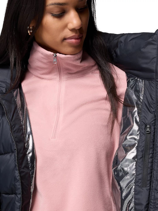 Pike Lake Damen Puffer Jacke für Winter Schwarz