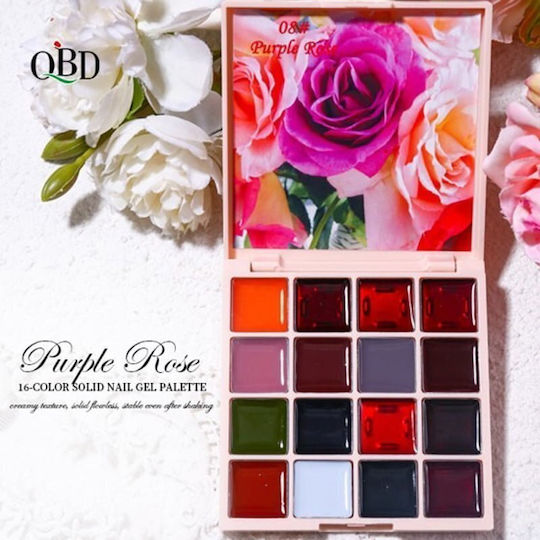 QBD 16 Colors Nail Gel