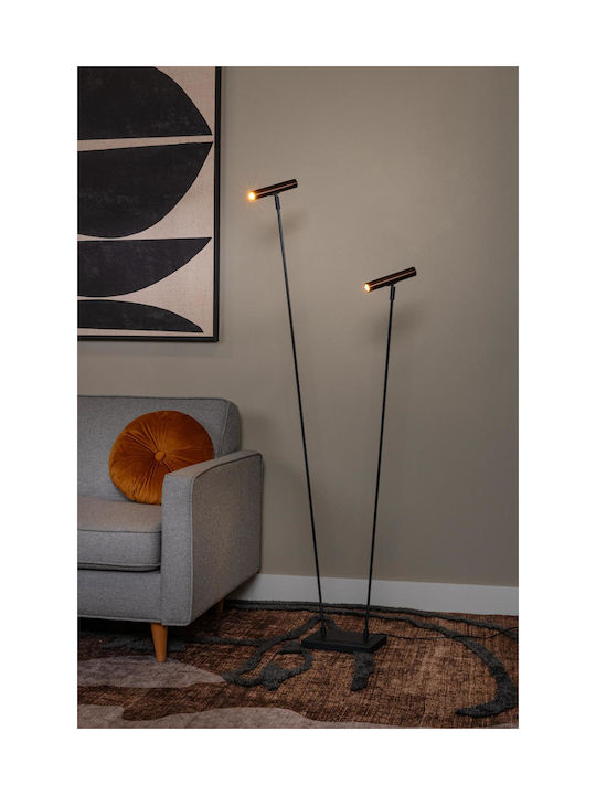 Lucide Lightning Duarte Stehleuchte mit Fassung für Lampe G9 Braun