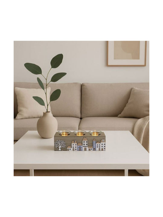 Wooden Candle Holder