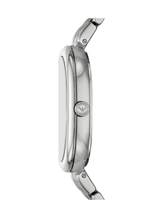 Emporio Armani Damen Uhr mit Silber Metallarmband