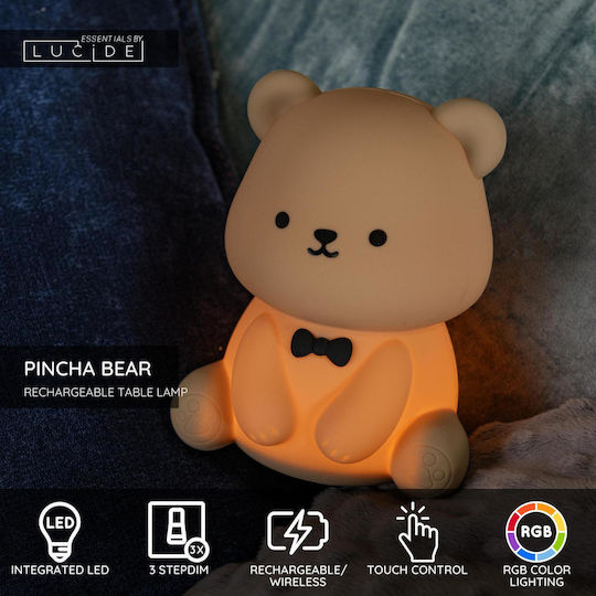 Lucide Lightning Pincha Декоративна Лампа Кафяв