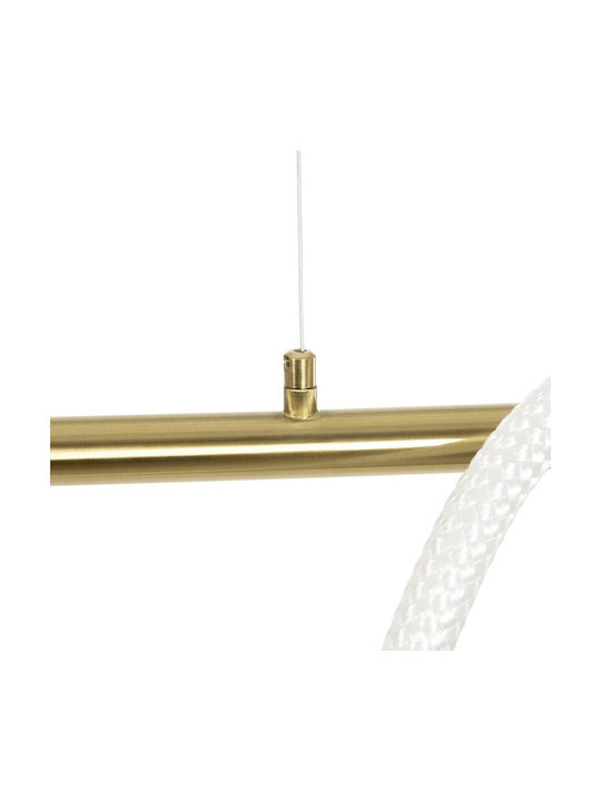 kelvo Glow Pendant Light White Rail 150x35x50cm
