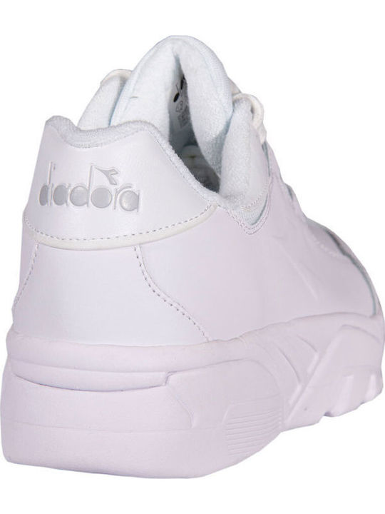 Majesty Γυναικεία Flatforms Sneakers Λευκά