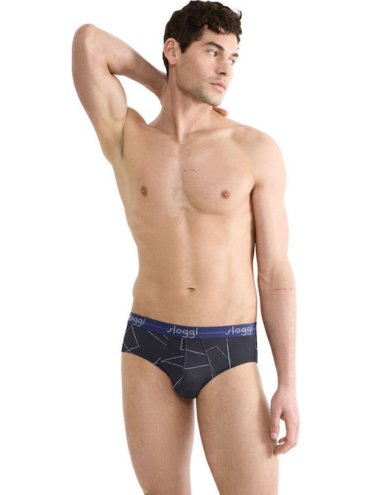 Start Midi Herren Slips Purple-anthracite 2Packung