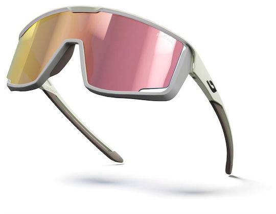 Julbo Cycling Glasses with Brown Frame and Mirror Lenses