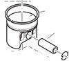 Piston Set Brush Cutters Dolmar Makita Φ50mm PS-7300-PS-7310-DPC7310