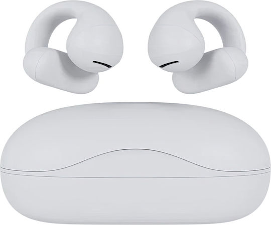 Happy Plugs Clip In-ear Bluetooth Handsfree Ακουστικά Λευκά