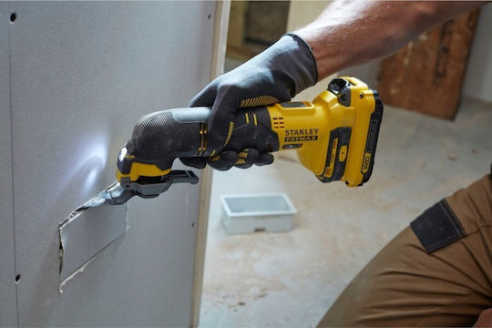 Stanley Set Mașină de găurit & Multitool Brushless 18V cu 2 baterii 2Ah și husă