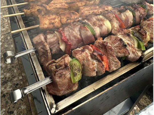 Bețe Inox Pentru Souvlaki–5 Bucăți