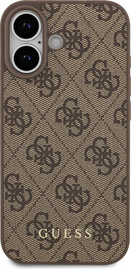 Guess 4g Classic Umschlag Rückseite Kunststoff / Silikon Braun (iPhone 17)