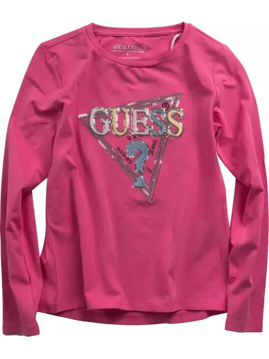 Kids' Shirt Long Sleeve Fuchsia