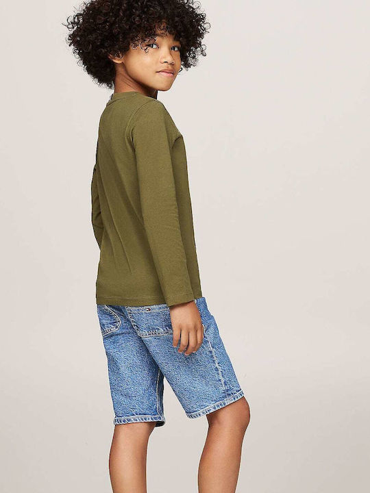 Kids' Shirt Long Sleeve Khaki Essential
