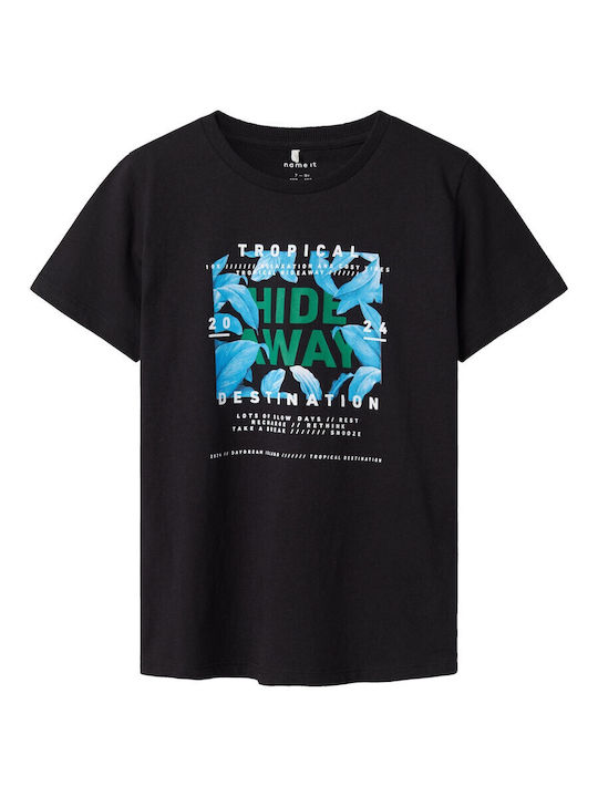 Kinder-T-Shirt Schwarz