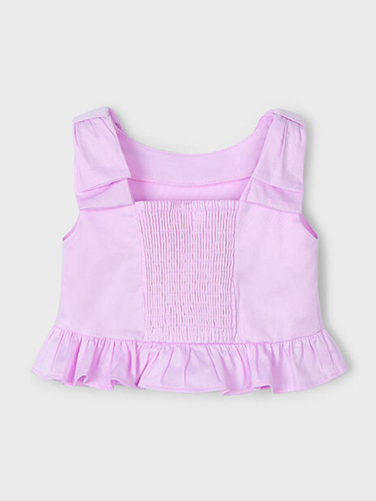 Kids' Shirt Sleeveless Purple